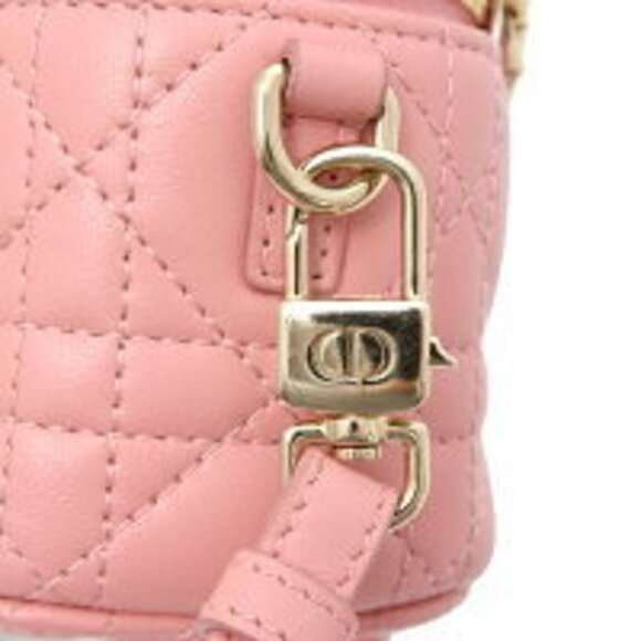 Christian Dior Lady vanity Shoulder Bag Lambskin